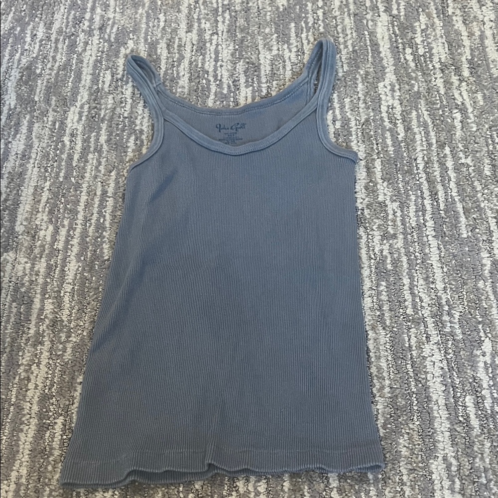 Brandy Melville Blue Ribbed Camisole
